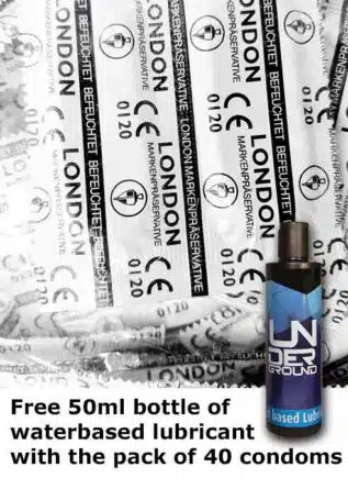 Condom Package 178 x 53 mm