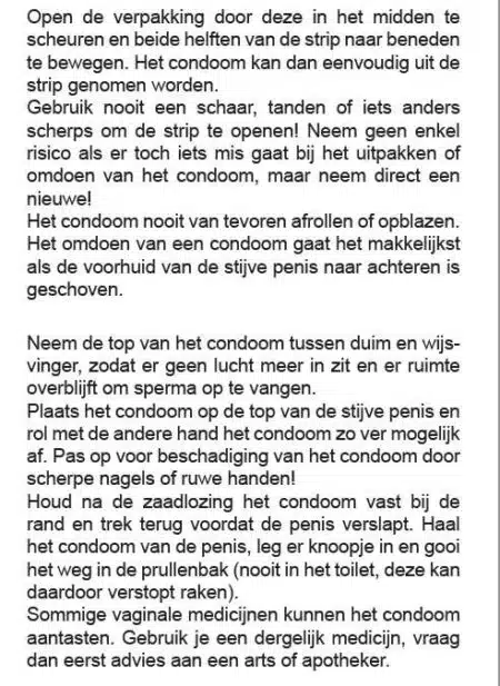 Condom Package 178 x 53 mm