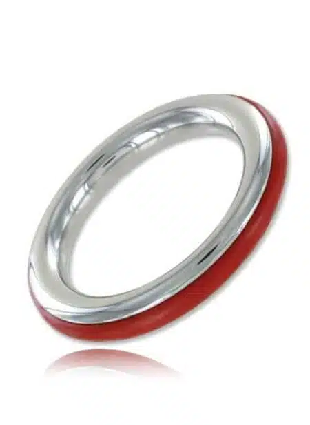 Dark Line Cazzo Steel Cockring Red