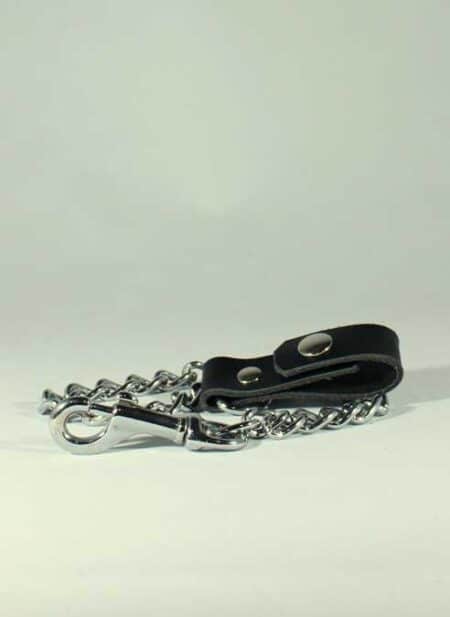Leather Keyfob with Chain