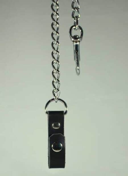 Leather Keyfob with Chain