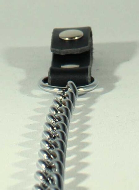 Leather Keyfob with Chain