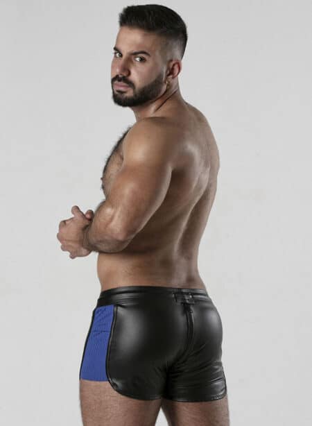 Locker Gear 3 Way Zipper Contrast Short Blue