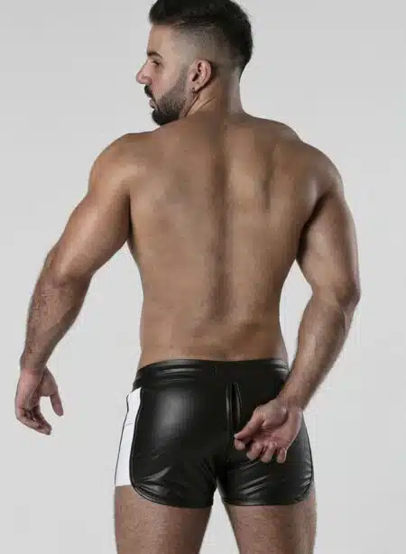 Locker Gear 3 Way Zipper Contrast Short White