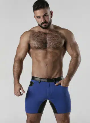 Locker Gear 5 Pocket Chap Short Blue