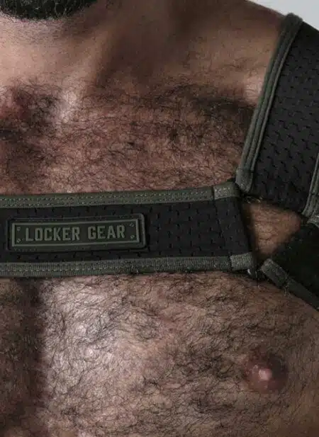 Locker Gear Mesh Chest Harness Khaki