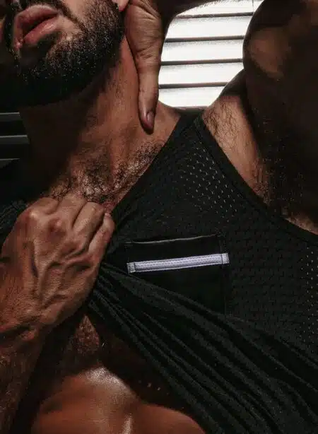 Locker Gear Mesh Tanktop White