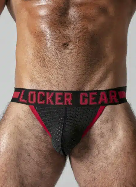 Locker Gear Push It Jockstrap Red