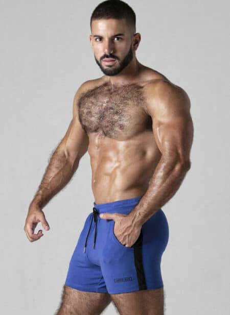 Locker Gear Touch It Shorts Blue