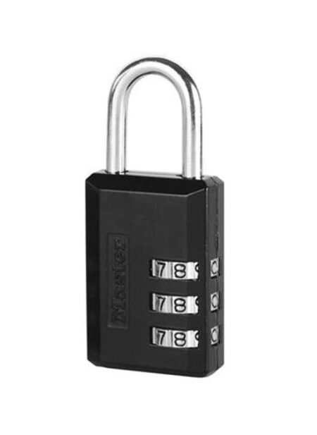 MasterLock 30 mm Combination Padlock Black