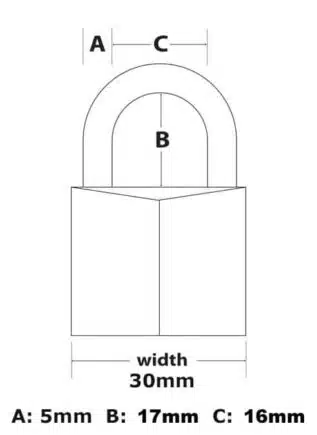 MasterLock 30 mm Weather Resistant Padlock