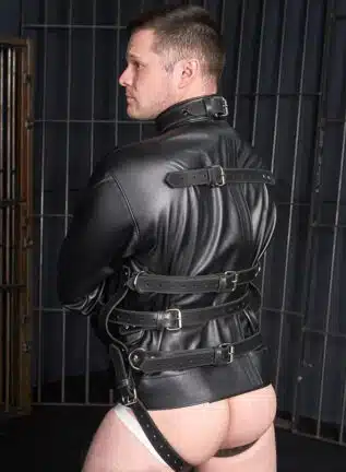 Mister S Essential Leather Strait jacket