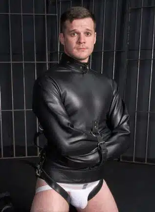 Mister S Essential Leather Strait jacket