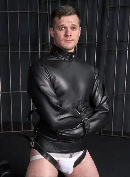 Mister S Essential Leather Strait jacket