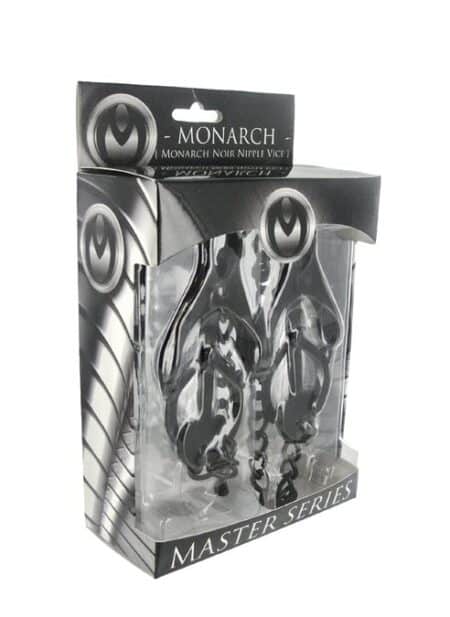 Monarch Noir Nipple Vice with Chain