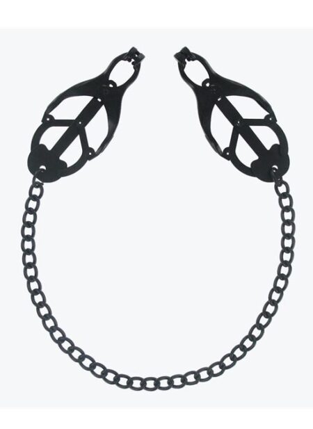 Monarch Noir Nipple Vice with Chain