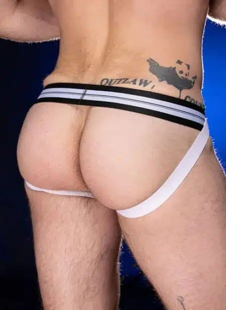 Mr. S Frontline Jockstrap White