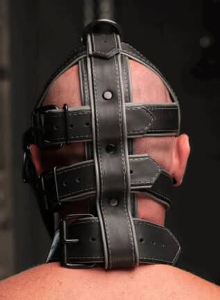 Mr. S Hardline Head Harness Muzzle Padded Non-locking Grey