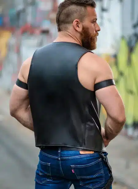 Mr. S Leather Bicepband 1.25" Black