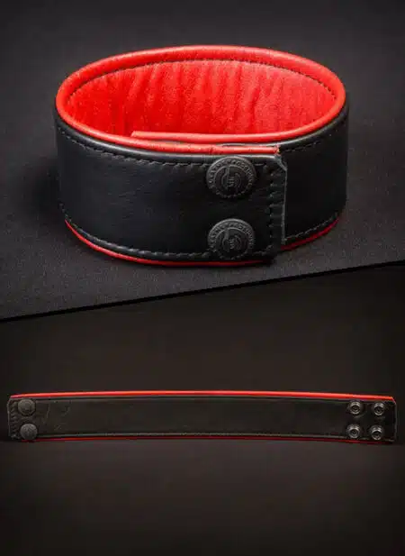 Mr. S Leather Bicepband 1.75" Piped