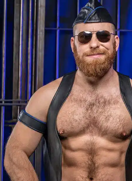Mr. S Leather Bicepband 1.75" Piped
