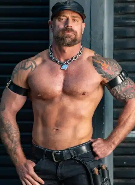 Mr. S Leather Buckle Bicep Strap