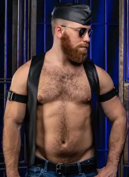 Mr. S Leather Buckle Bicep Strap