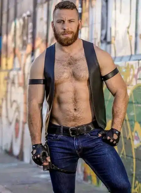 Mr. S Leather Classic Bar Vest