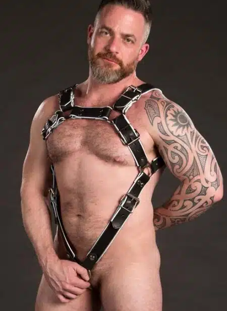 Mr. S Leather Cockstraps for Piped Trojan Body Harness