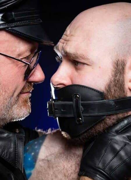 Mr. S Leather Front Buckle Gag Padded with Locking Buckle