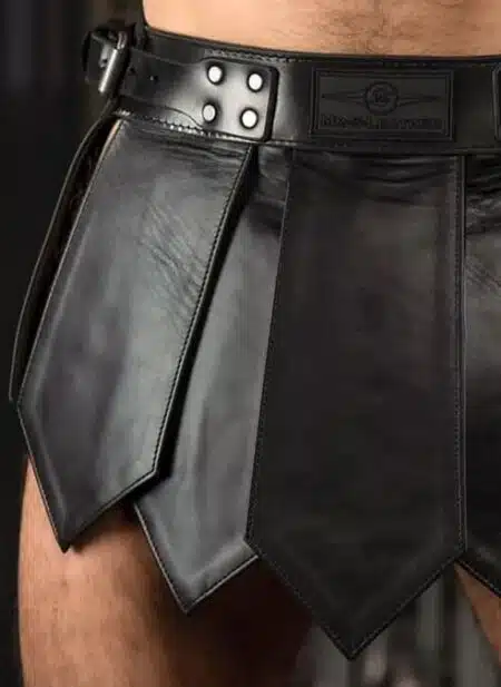 Mr. S Leather Gladiator Kilt