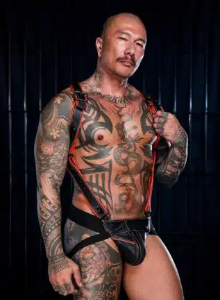 Mr. S Leather Hardline Jockstrap Orange