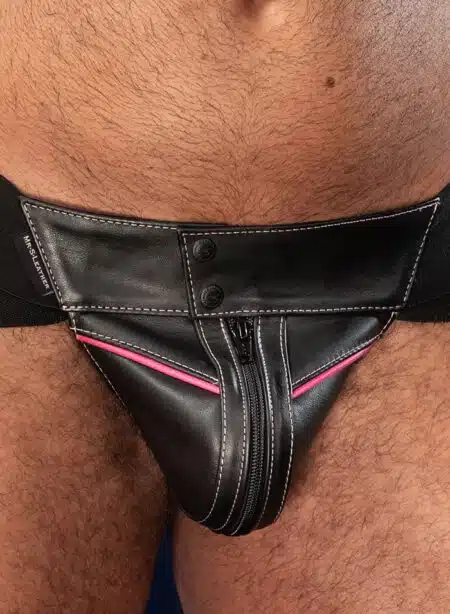 Mr. S Leather Hardline Jockstrap Pink