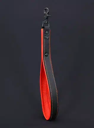 Mr. S Leather Hardline Short Leash Orange