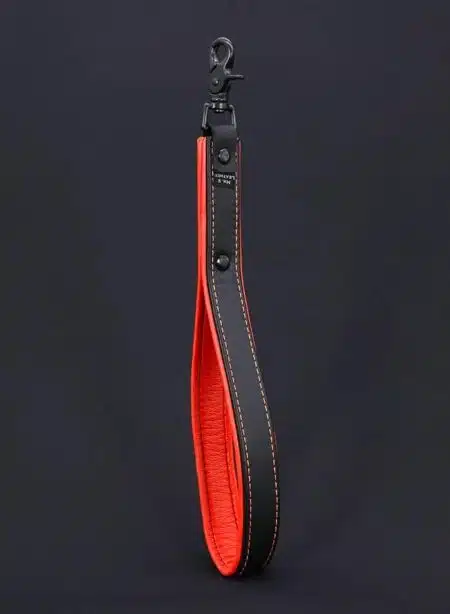Mr. S Leather Hardline Short Leash Orange