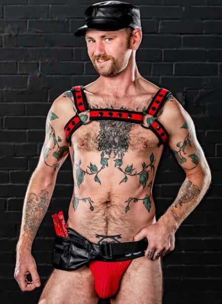 Mr. S Leather Hip Holster Black
