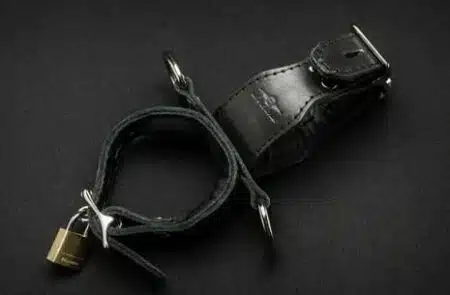 Mr. S Leather Leather Handcuffs with locks