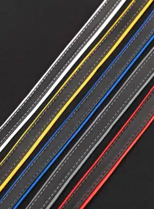 Mr. S Leather Piped Color Band for Cruising Cap