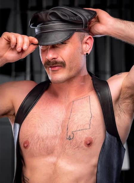 Mr. S Leather Piped Color Band for Cruising Cap