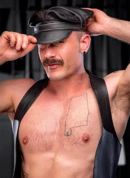 Mr. S Leather Piped Color Band for Cruising Cap