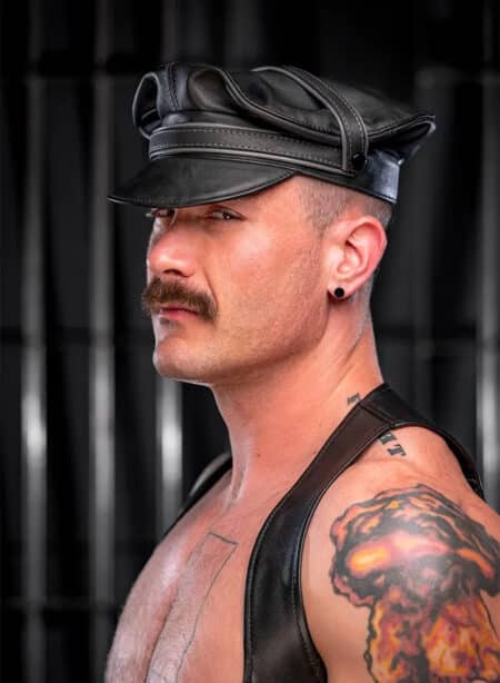 Mr. S Leather Piped Color Band for Cruising Cap