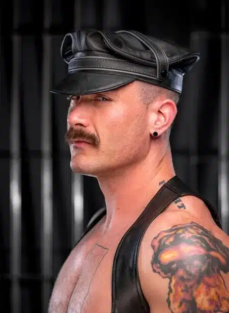 Mr. S Leather Piped Color Band for Cruising Cap