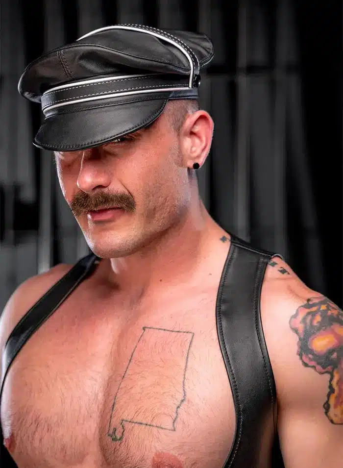 Mr. S Leather Piped Color Band for Cruising Cap