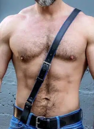 Mr. S Leather Piped Sam Browne