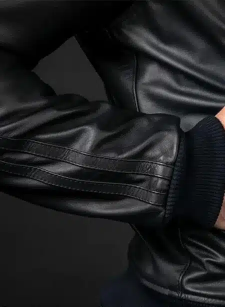 Mr. S Leather Sport Jacket Black