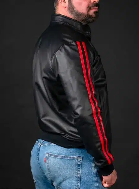 Mr. S Leather Sport Jacket Red