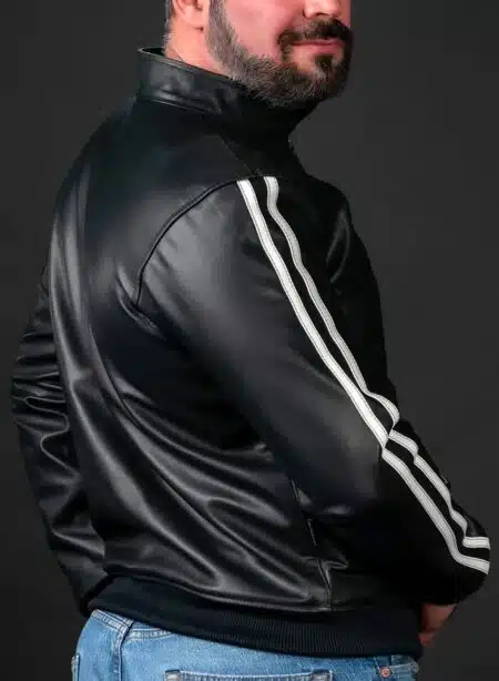 Mr. S Leather Sport Jacket White