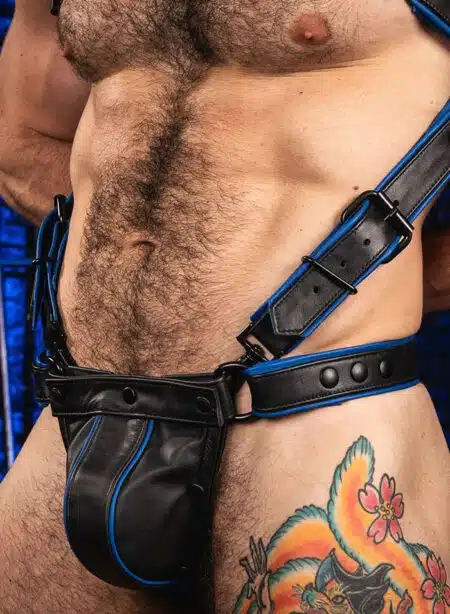 Mr. S Leather Trojan 2.0 Jockstrap Blue