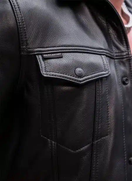 Mr. S Leather Trucker Jacket