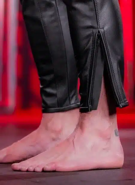 Mr. S Leather Uniform Pant Black
